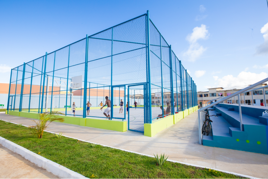 Bairros Lamarão e 17 de Março ganham novas praças e moradores comemoram espaços de lazer