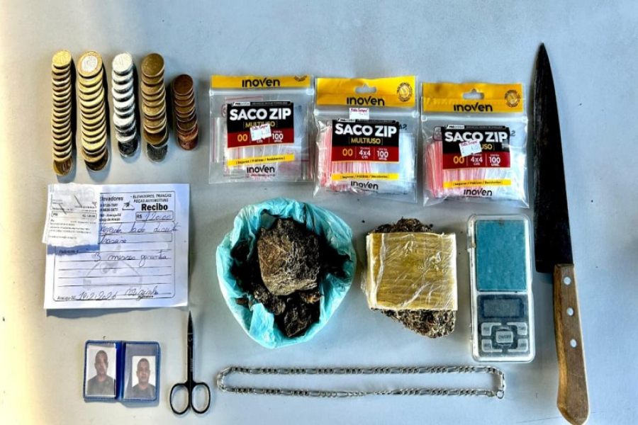 Polícia Militar apreende drogas em São Cristóvão