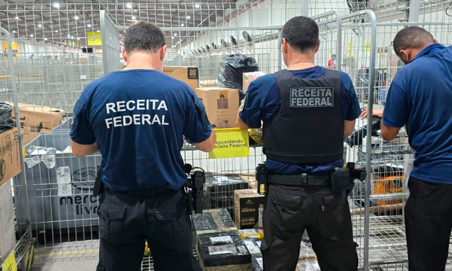 Tizerpatida, smartwatches, perfumes apreendidos pela Receita Federal em Aracaju