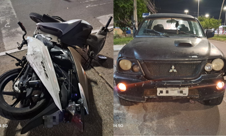 Motociclista fica ferida após uma colisão na rodovia SE-050 em Aracaju