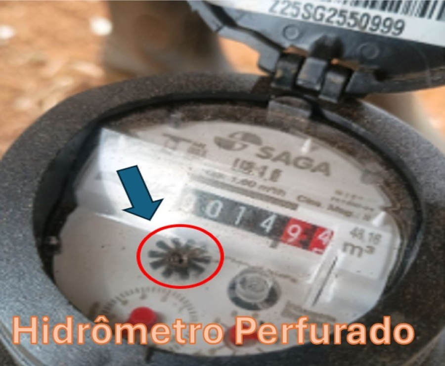 Iguá Sergipe identifica irregularidade em uma unidade consumidora