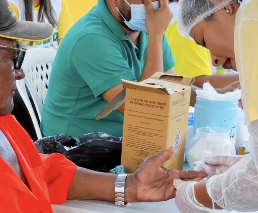 Projeto “Saúde na Feira” leva atendimentos à comunidade do povoado Aguada, em Carmópolis