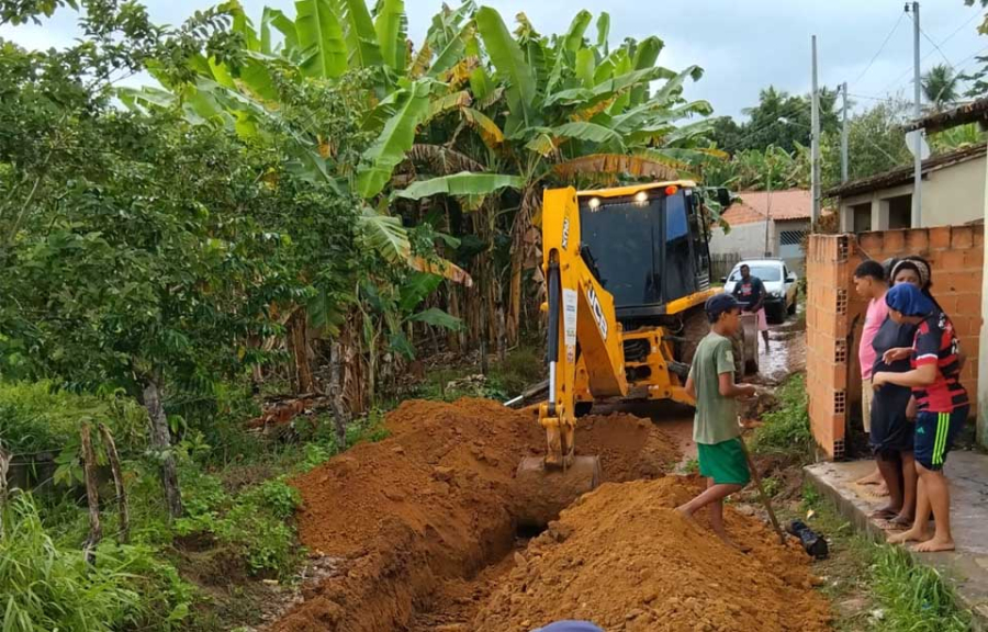 Prefeitura de Siriri inicia ampliação da rede de abastecimento de água no povoado Fazendinha