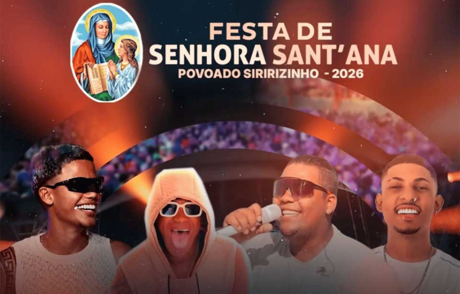 Festa de Senhora Sant’Ana entra na reta final com celebrações religiosas, apresentações culturais e shows no Povoado Siririzinho
