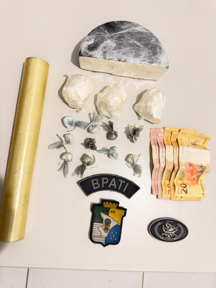 Polícia Militar prende homem por tráfico de drogas em Capela