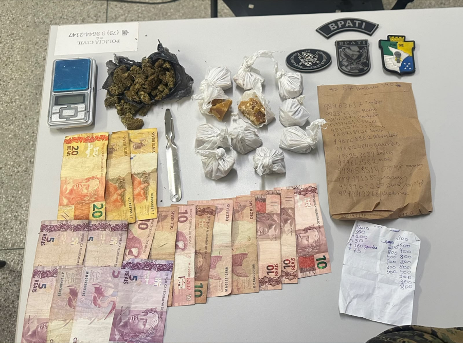 Polícia Militar prende três mulheres e apreende drogas em ações realizadas em Pirambu e Itabaianinha