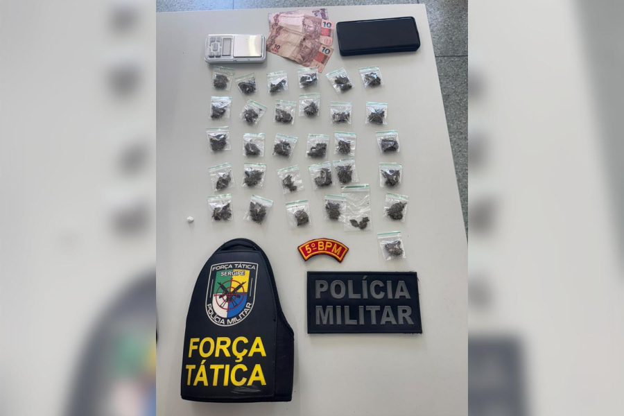 PMSE prende homem por tráfico de drogas em Nossa Senhora do Socorro