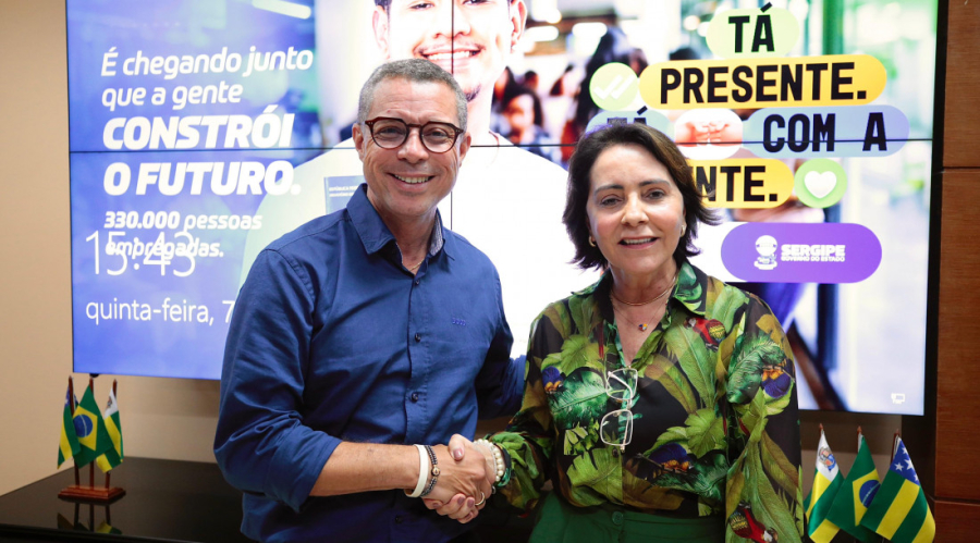 Emília Corrêa parabeniza Fábio Mitidieri pela reeleição e prega diálogo institucional