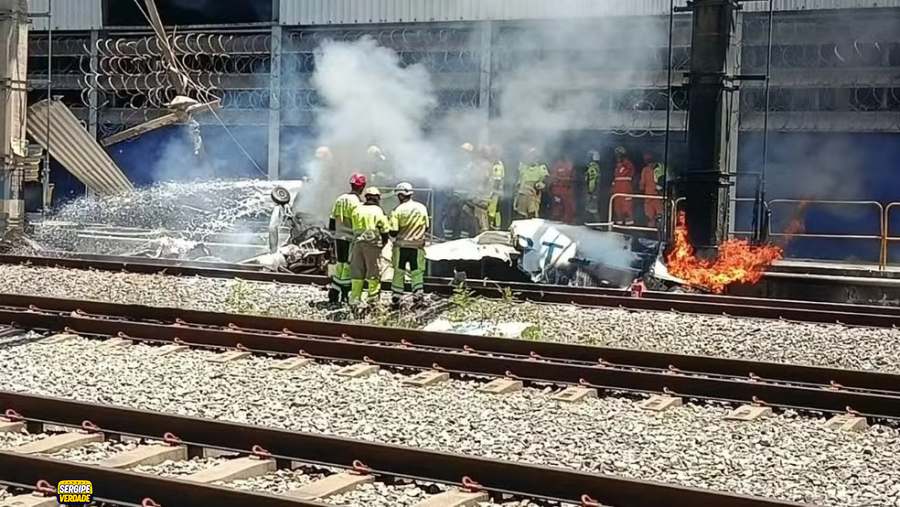 Piloto morre carbonizado em queda de monomotor em BH; Brasil já registra 64 acidentes aéreos e 17 mortes só neste ano.